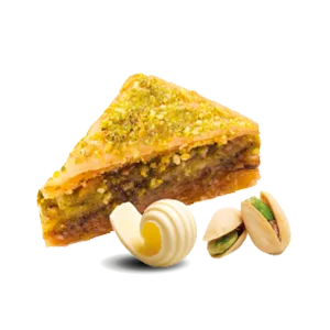Baklava with pistachio and butter