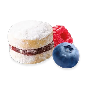 Vanilica with jam